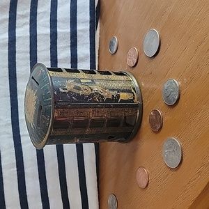 Antique Litho sunshine coin bank